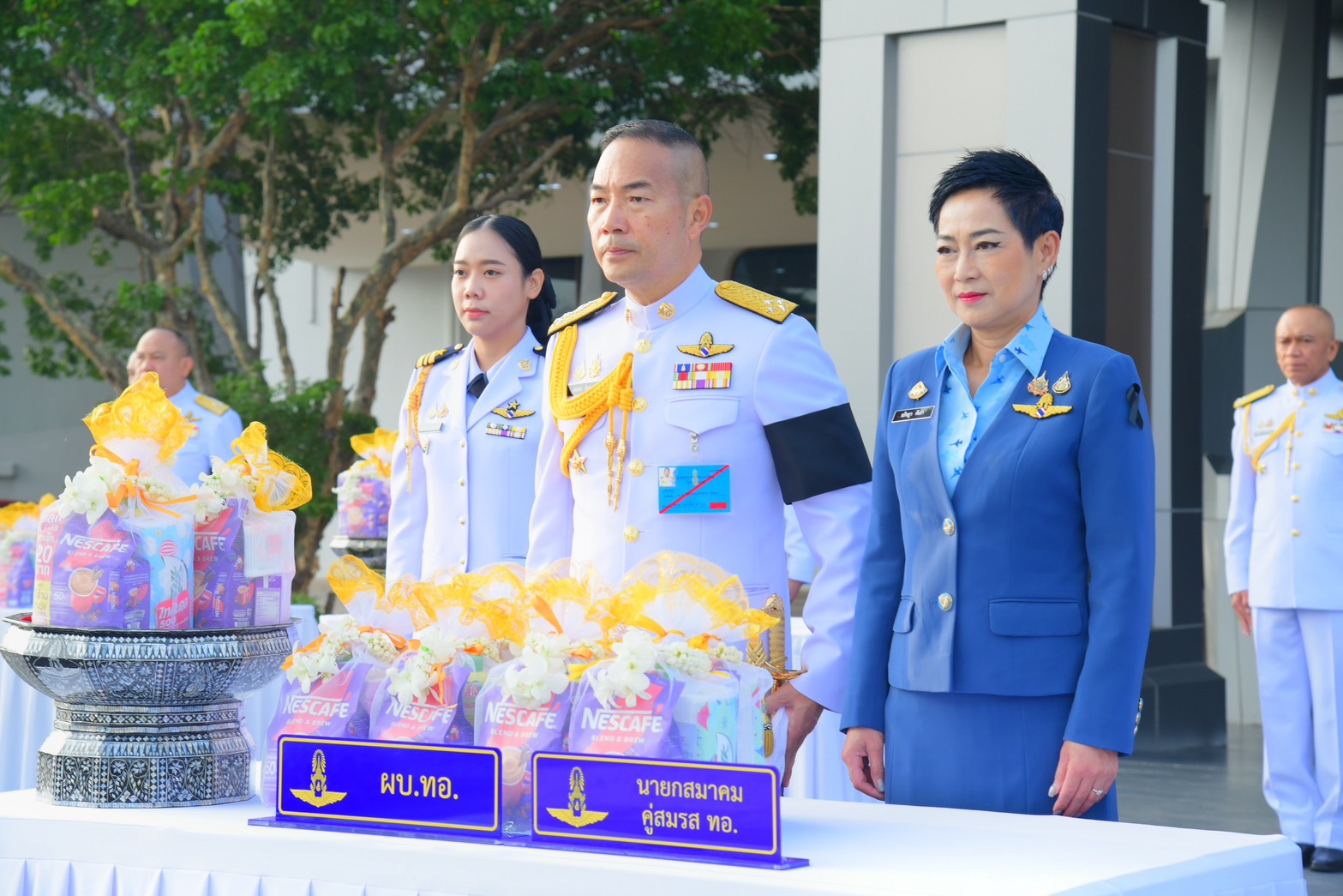 กองทัพอากาศ จัดพิธีแสดงความอาลัยถวายแด่สมเด็จพระนางเจ้าสิริกิติ์ฯ